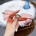 Rimless Square Sunglasses