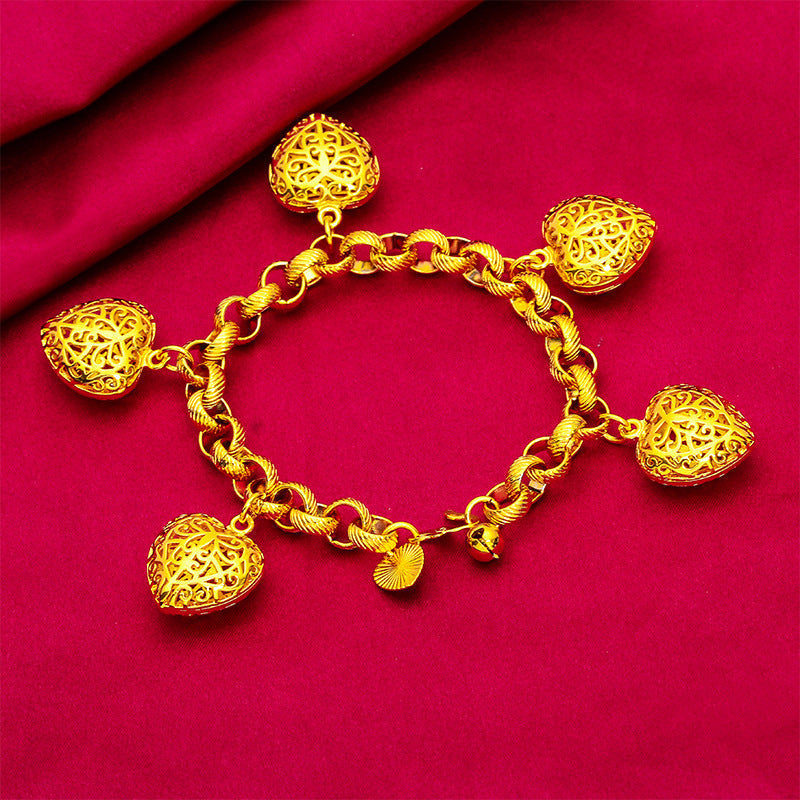 Hollow Heart Bracelet