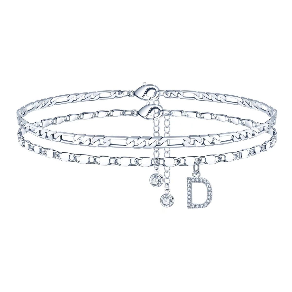 26-letter Double-layered Anklet