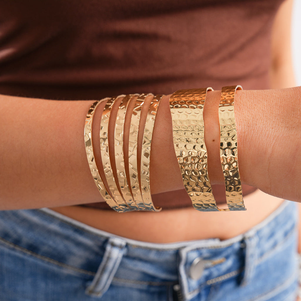 Hollow-out Open Bracelet