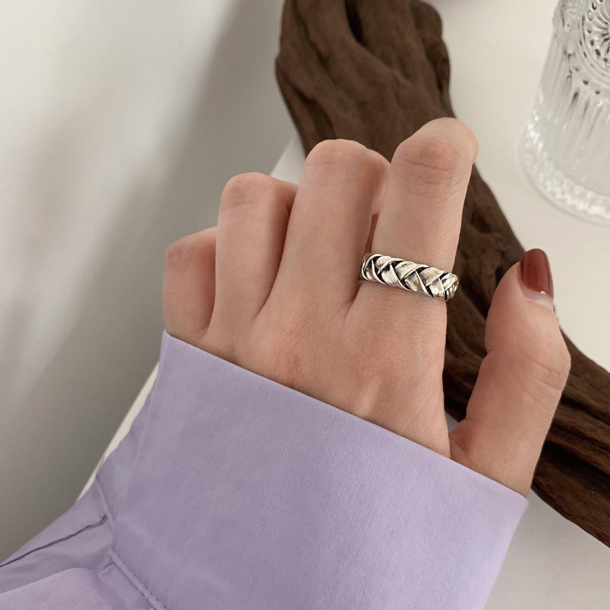 Silver Minimalist Vintage Ring
