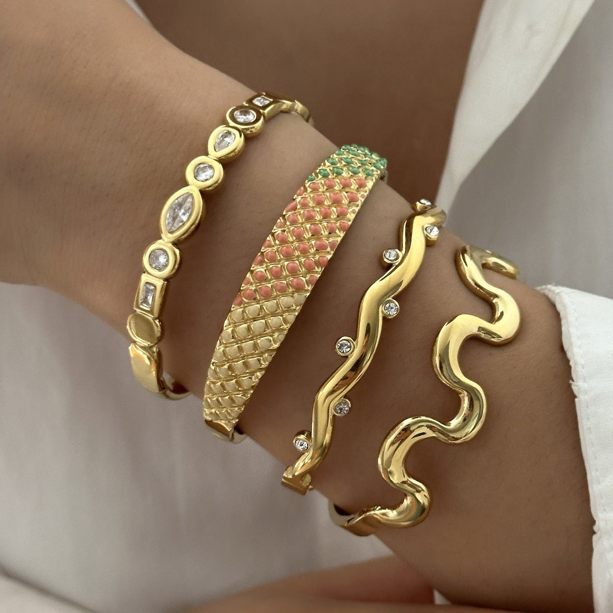 Oil-drop Snap Bracelet