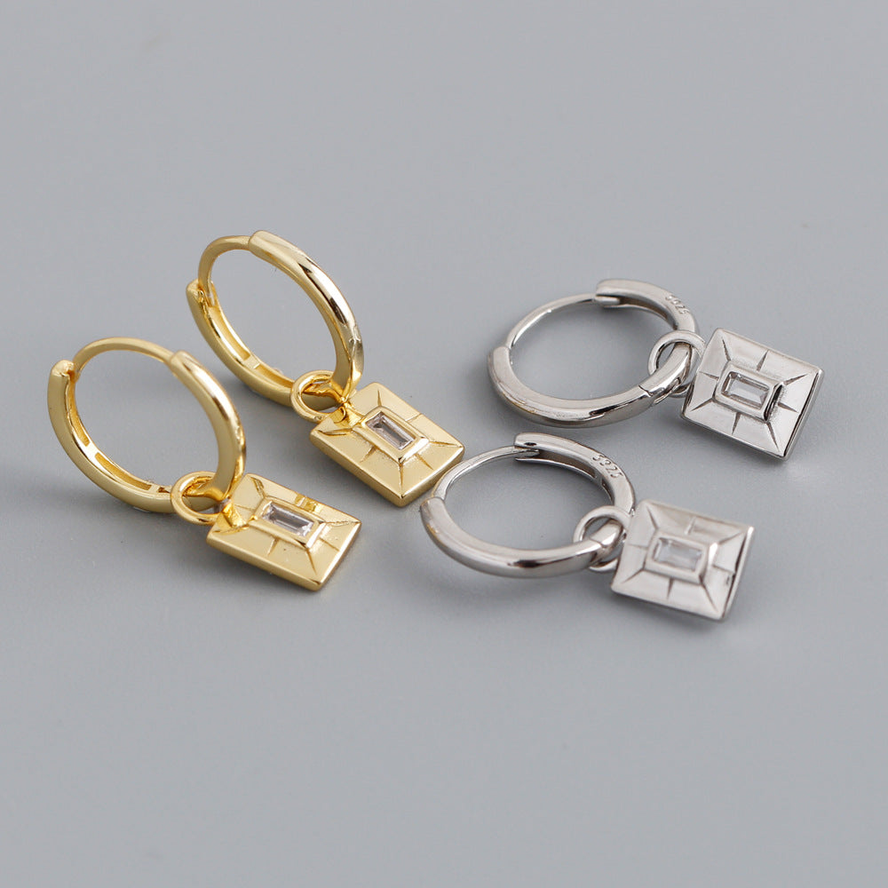 Fashion Personality Square Earrings