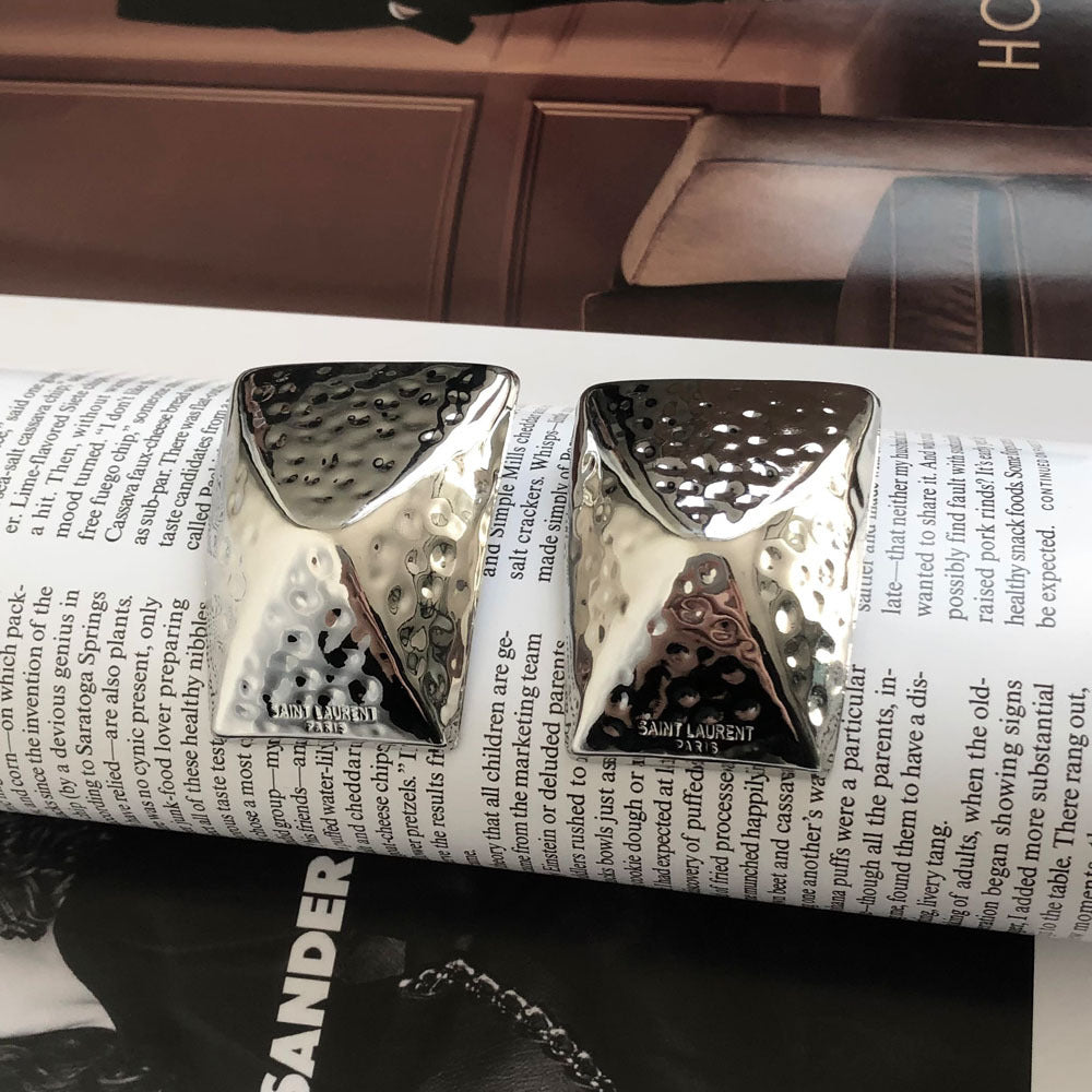 Stud Rectangular Earrings