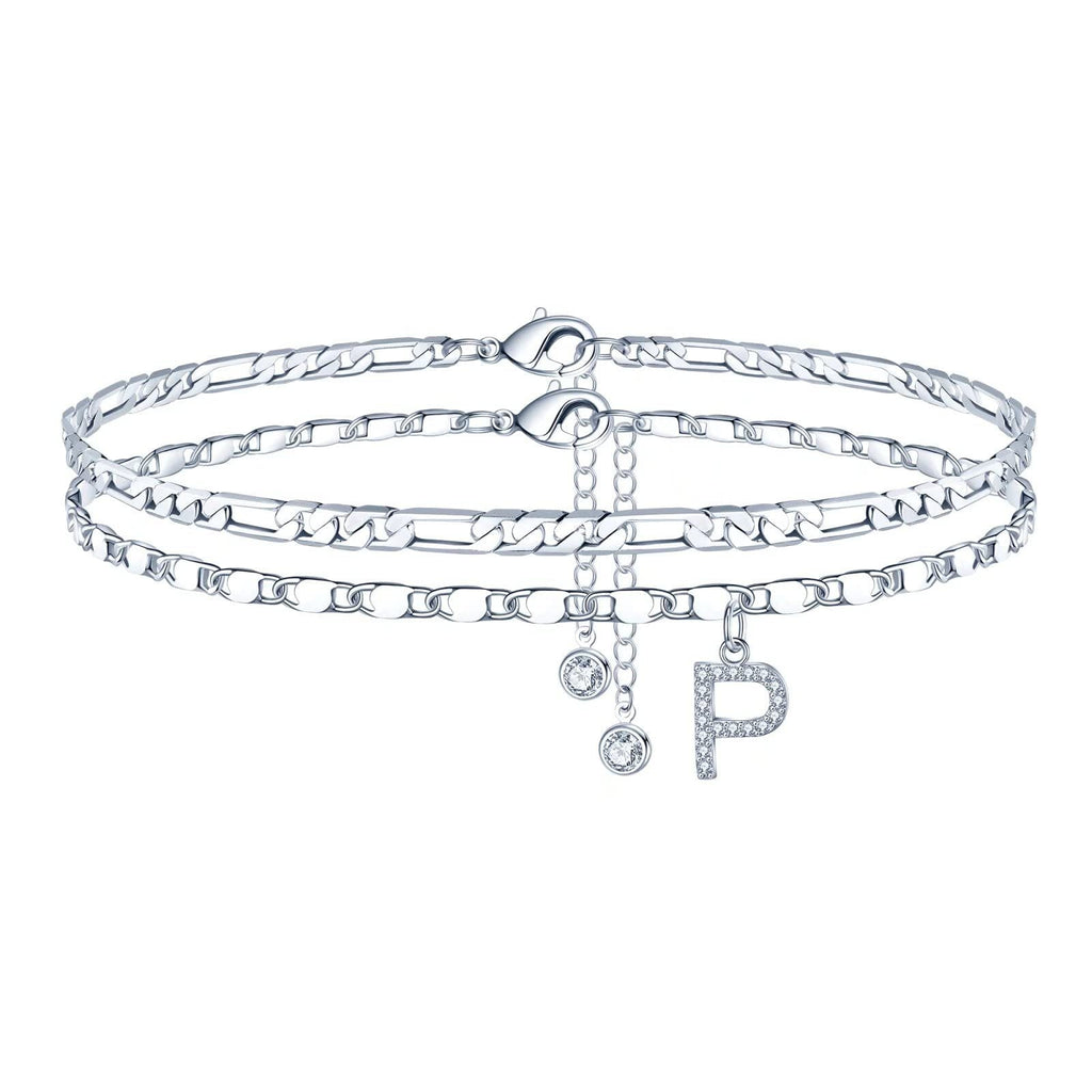 26-letter Double-layered Anklet