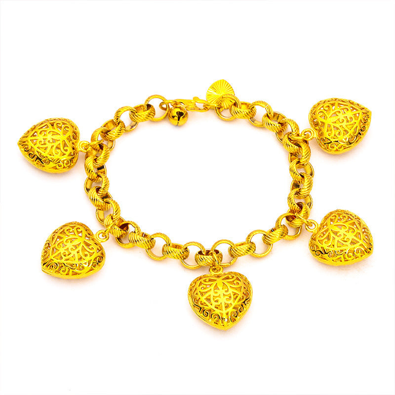 Hollow Heart Bracelet