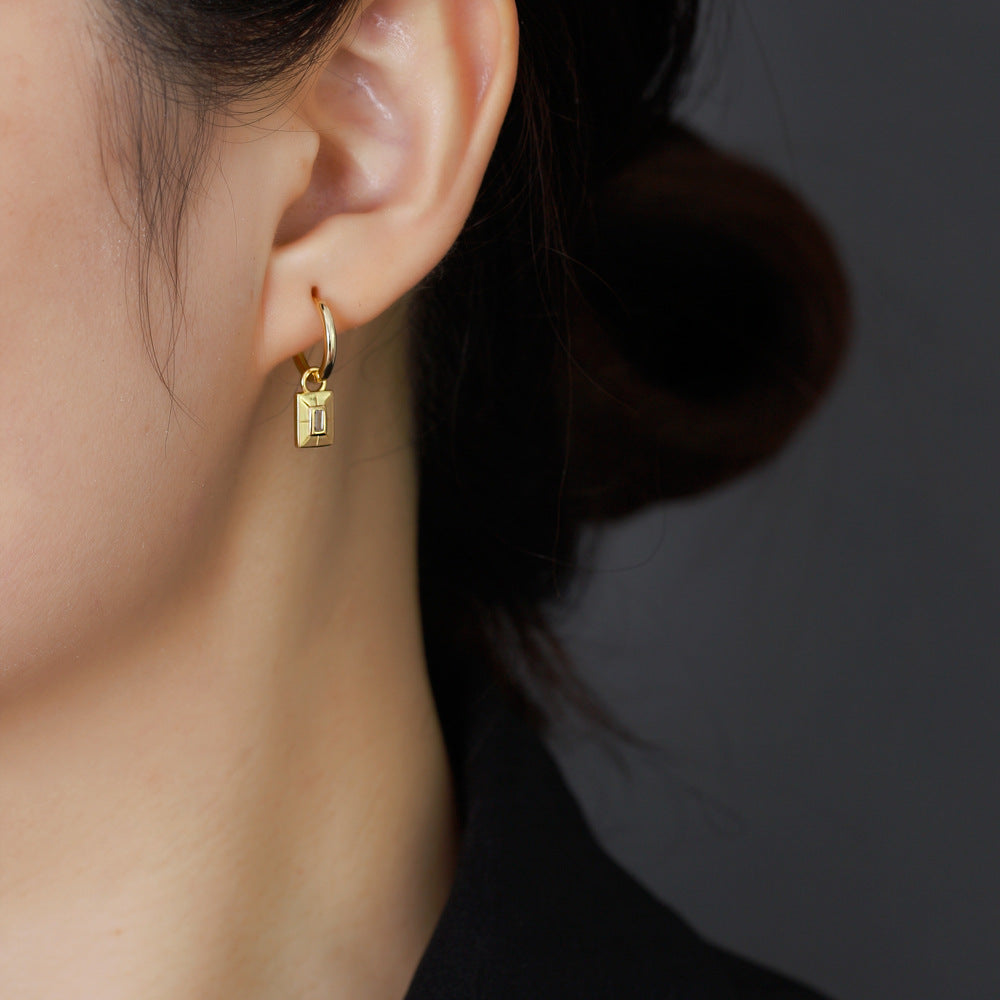 Fashion Personality Square Earrings