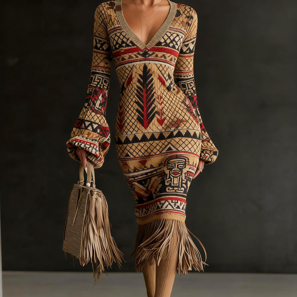 Creative Knitted Sweater Dresses