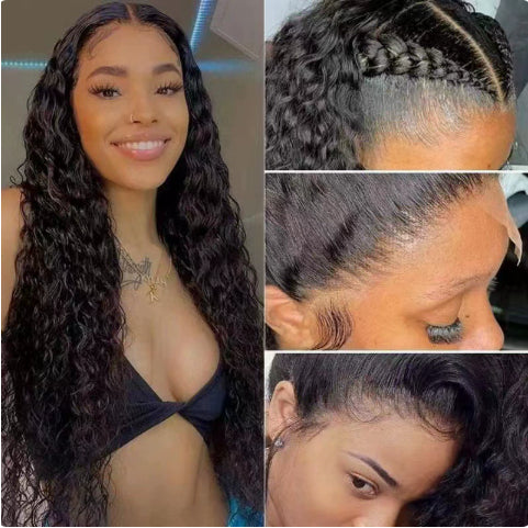 Wig Glueless Deep Wave Lace Set