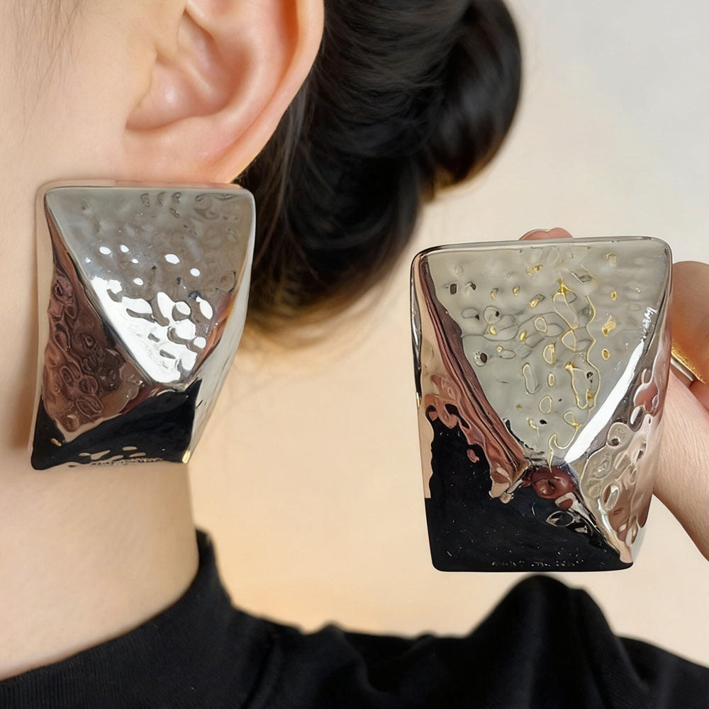 Stud Rectangular Earrings