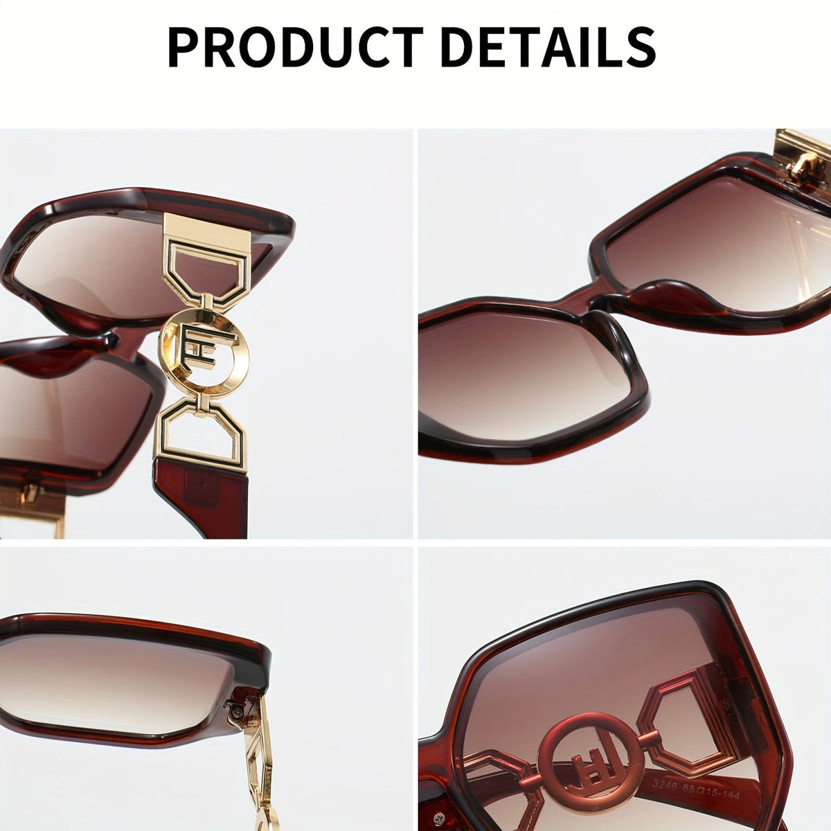 Luxury Square Sunglasses