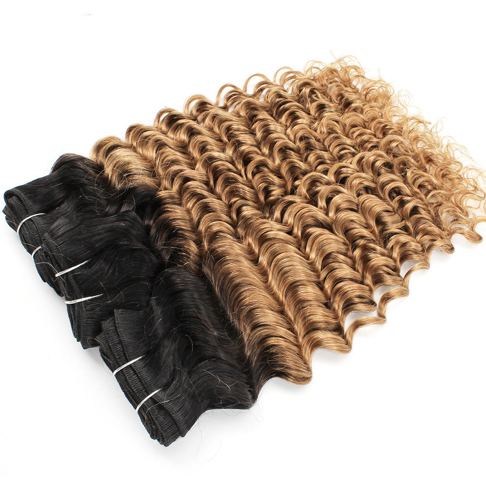 Wig Real Hair Curtain
