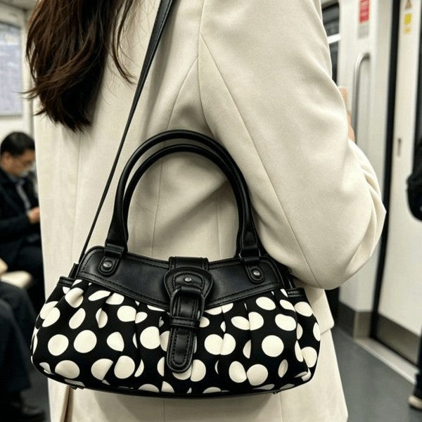 Polka-dot Underarm Shoulder Bag
