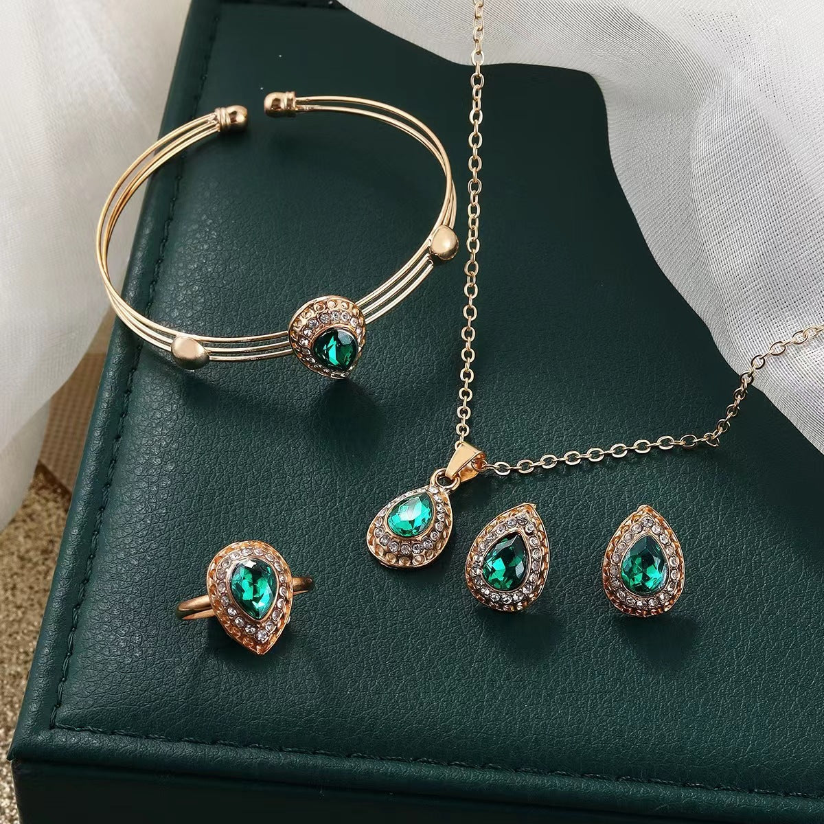 Water Drop Gem Series Four-piece Set