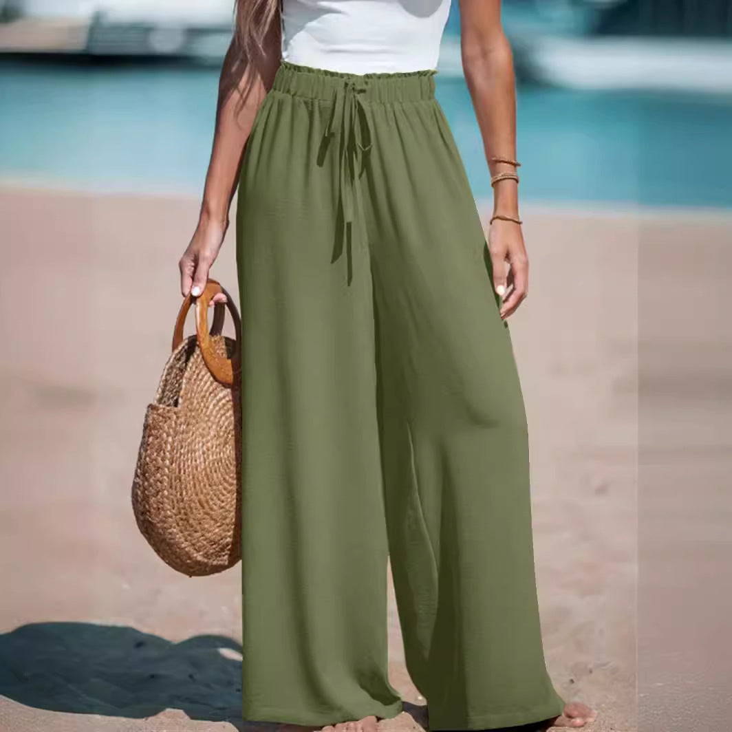 Wide Leg Loose Casual Beach Pant