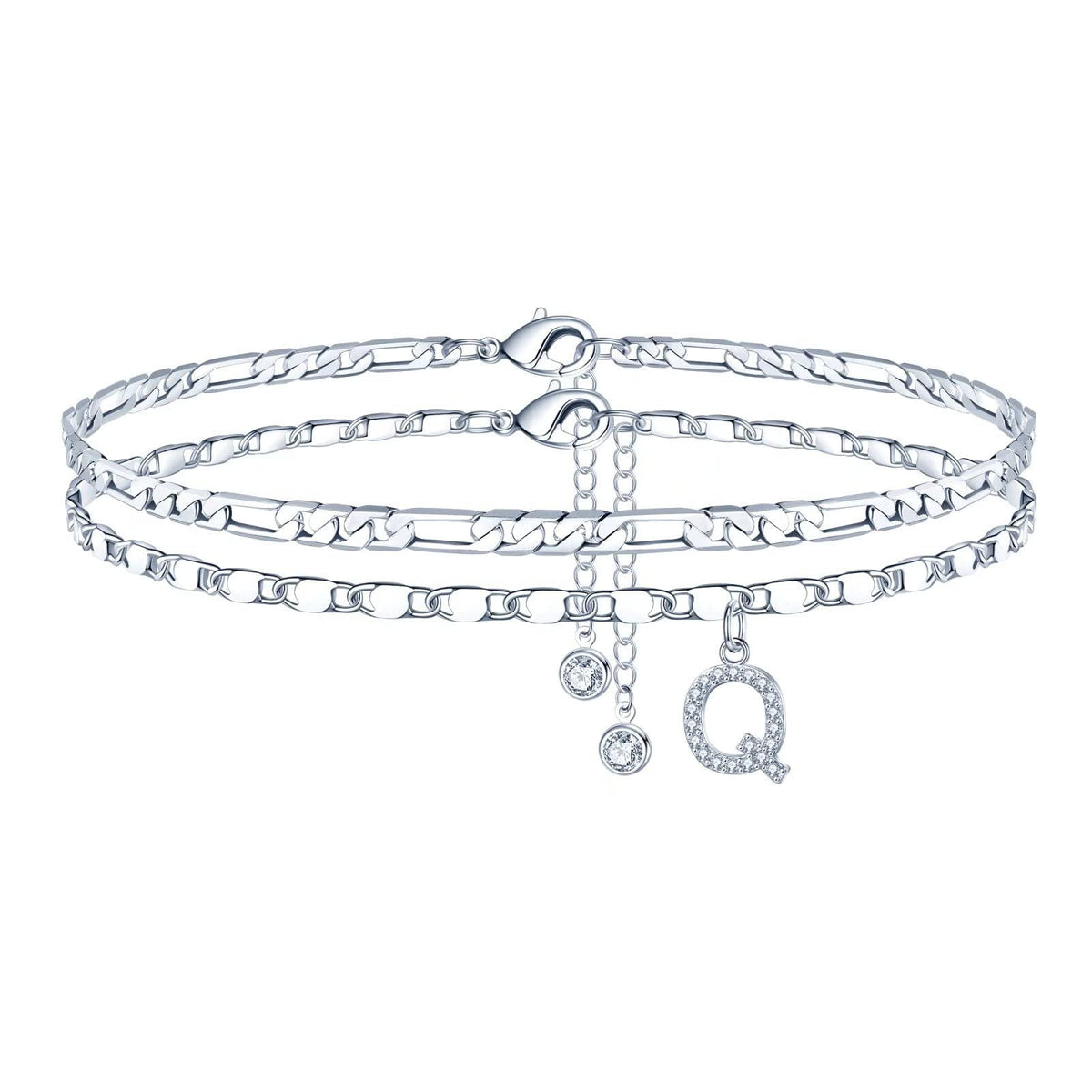 26-letter Double-layered Anklet