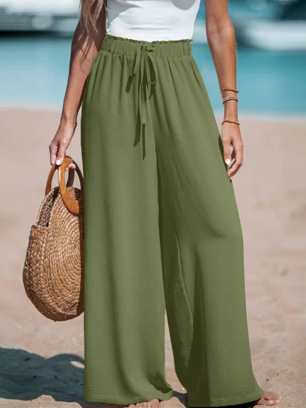 Wide Leg Loose Casual Beach Pant