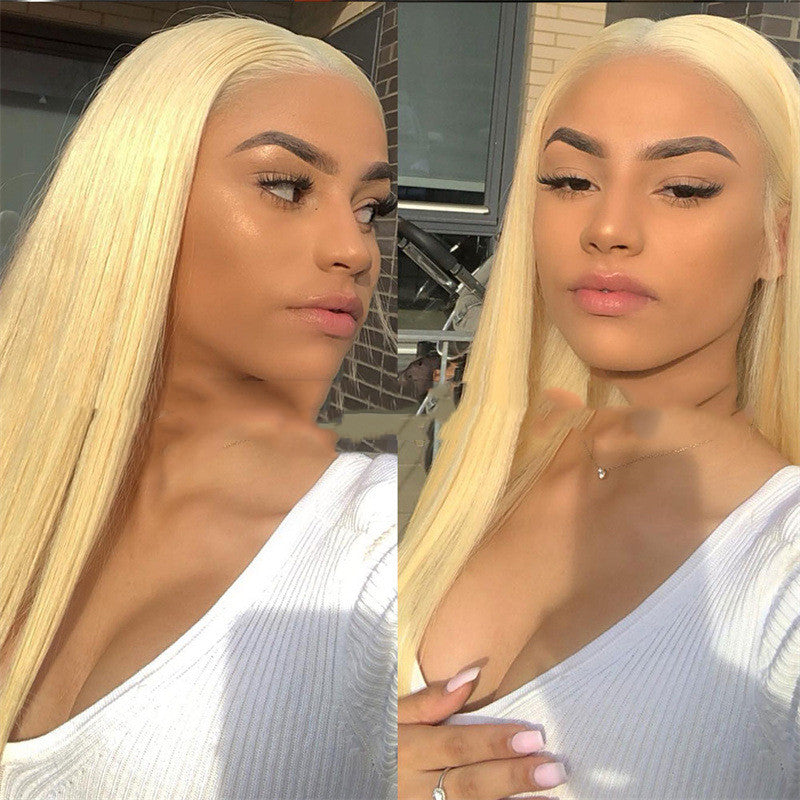 Saniy Mid-length Straight Waist-length Wig Headgear