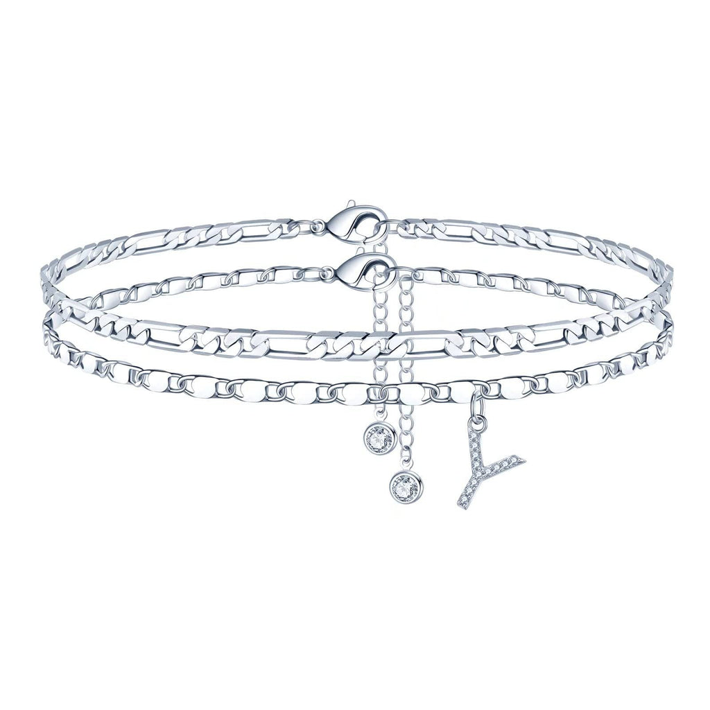 26-letter Double-layered Anklet