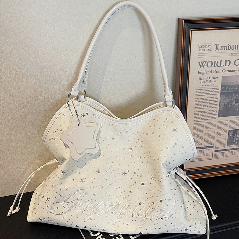Star-print Tote Bag