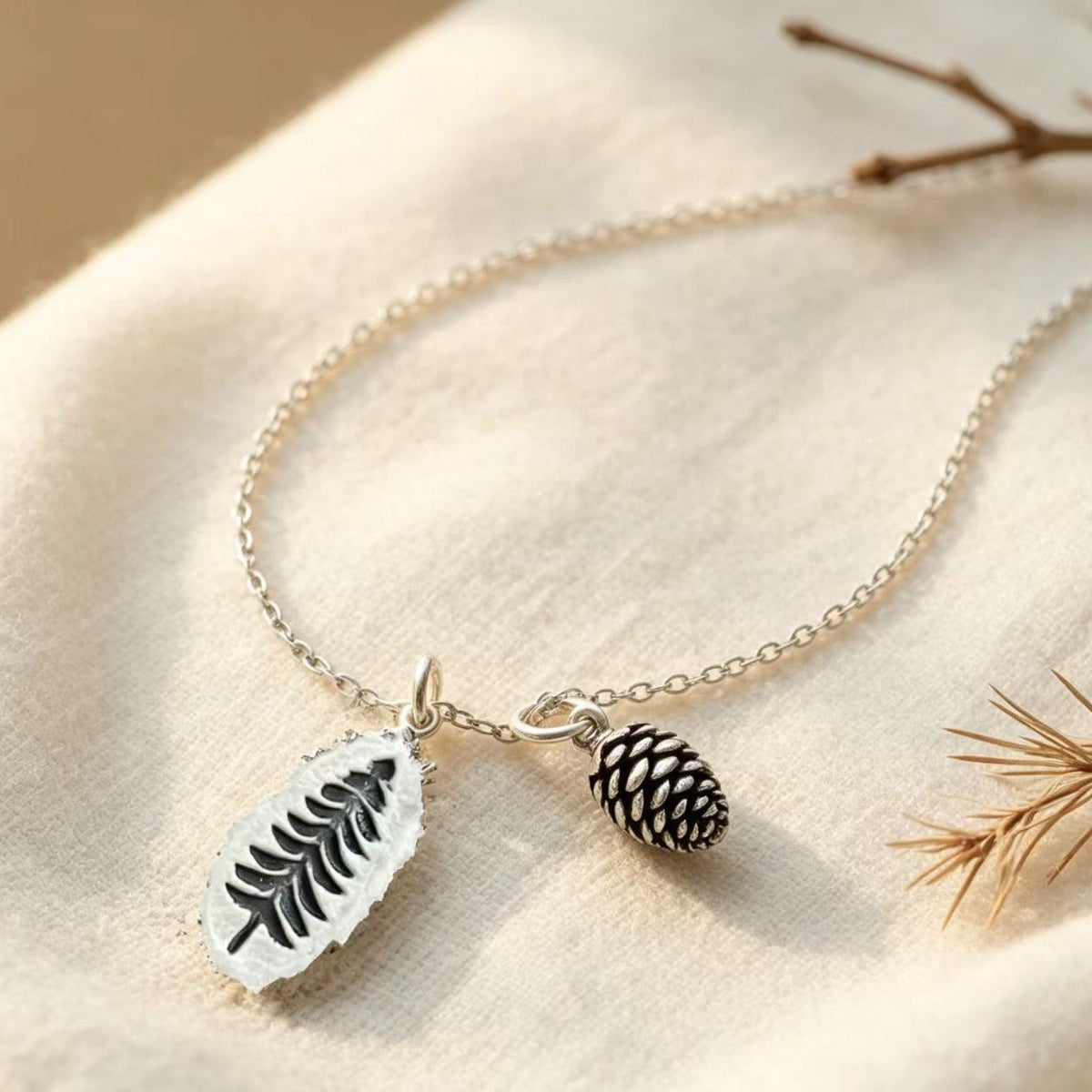 Pinecone Necklace