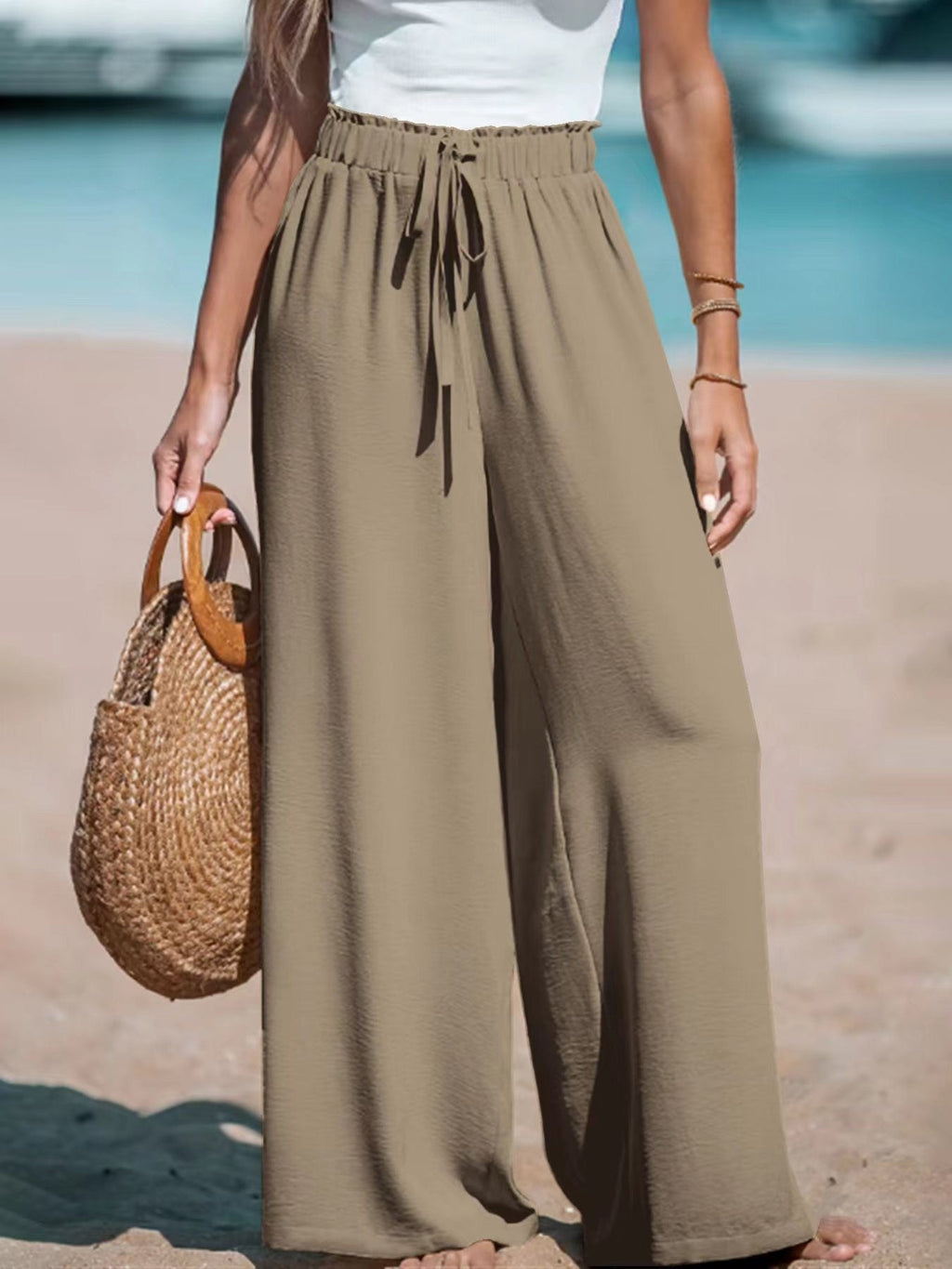 Wide Leg Loose Casual Beach Pant