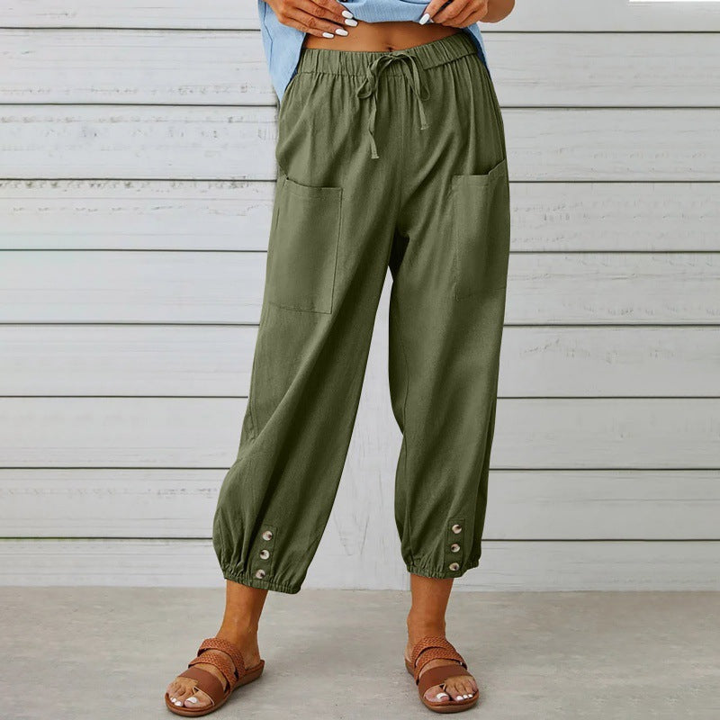 Cropped Wide-leg Pant