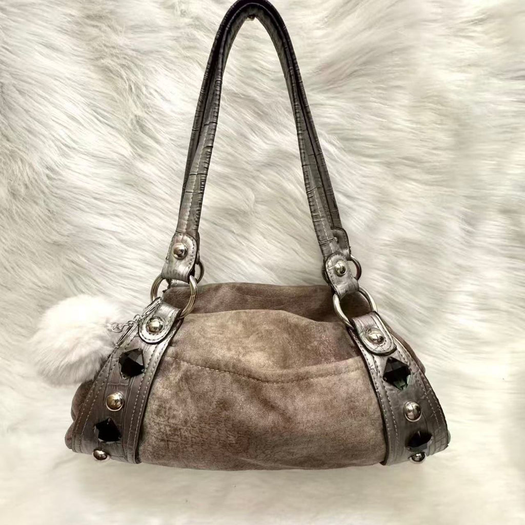 Vintage Spice Gemstone Single-shoulder Bag