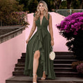 Formal Dress With Ruffled Trim