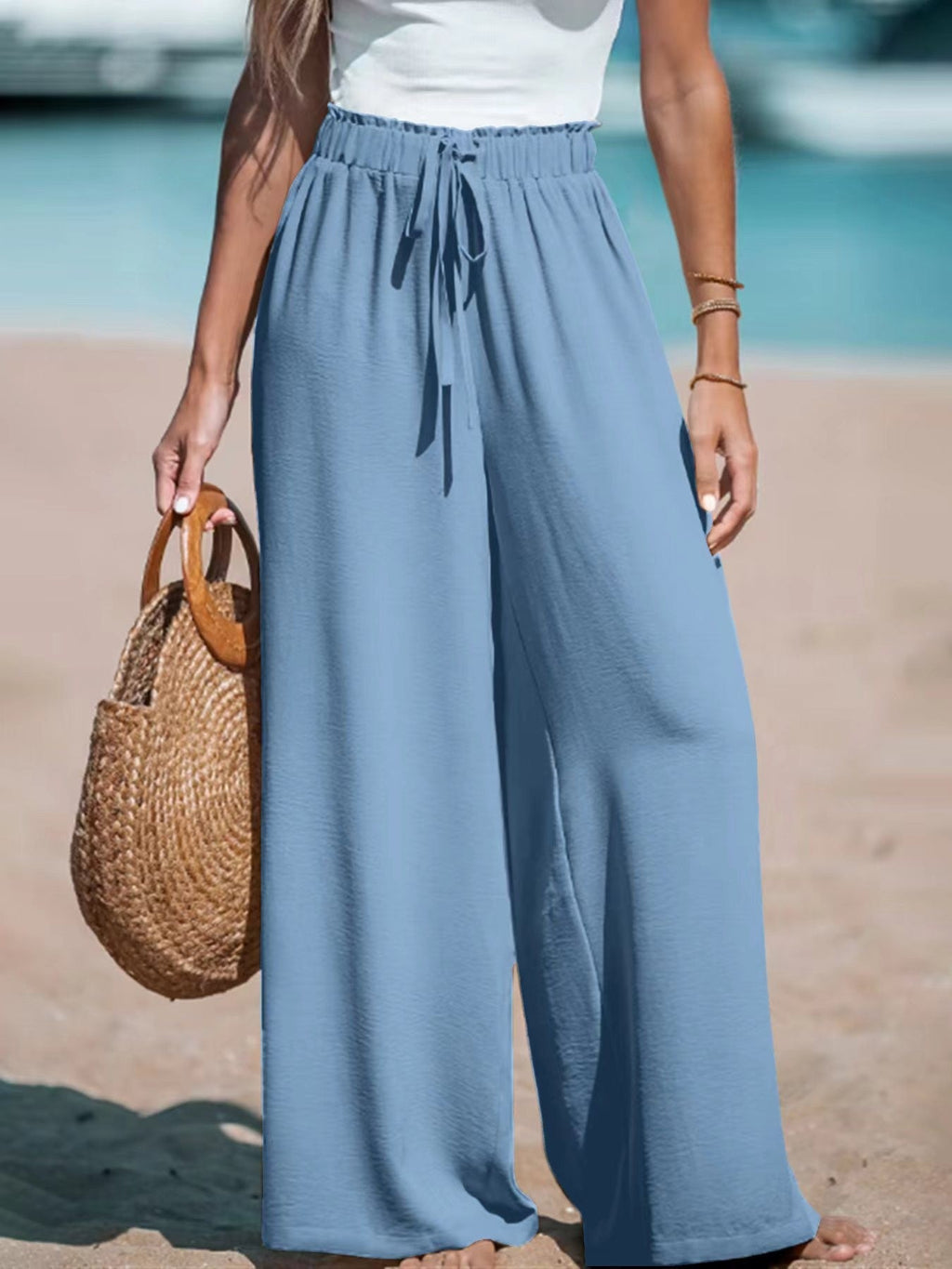 Wide Leg Loose Casual Beach Pant