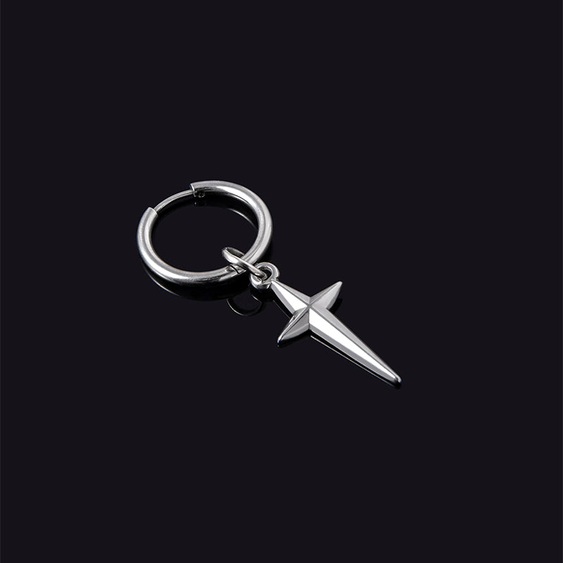 Minimalist Cross Dangle Earrings
