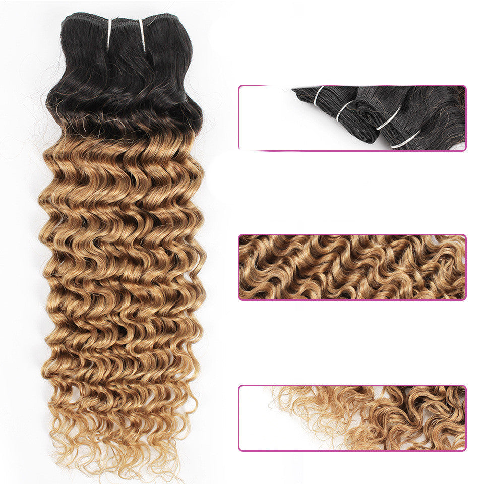 Wig Real Hair Curtain