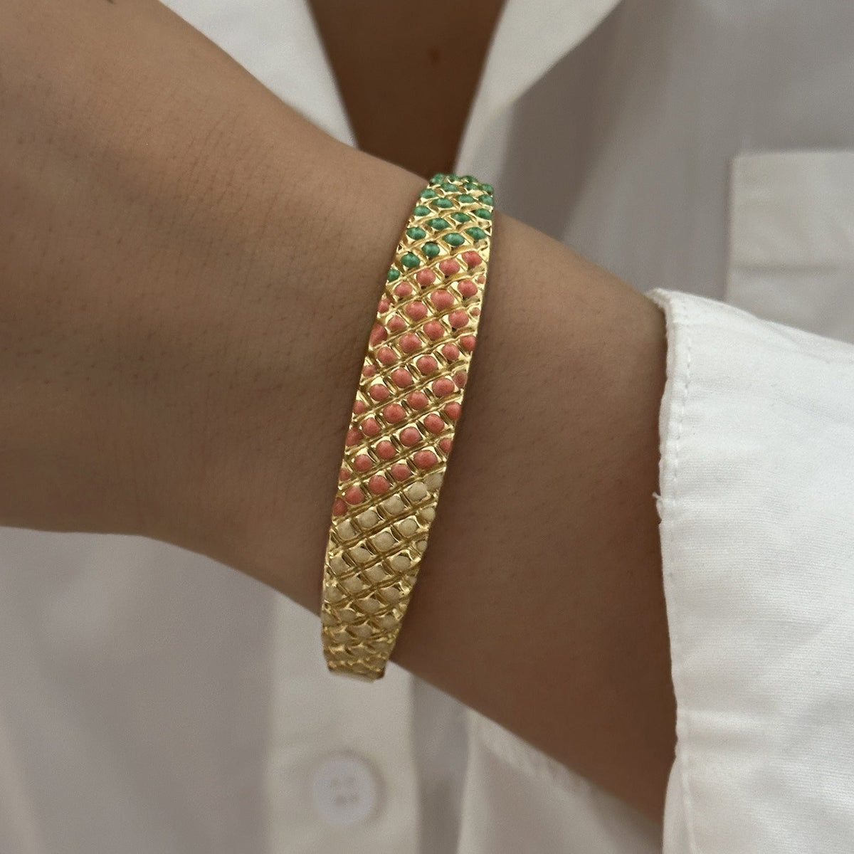 Oil-drop Snap Bracelet