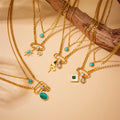 Turquoise Double-layer necklace