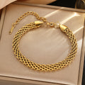 18K Gold-plated Braided Bracelet