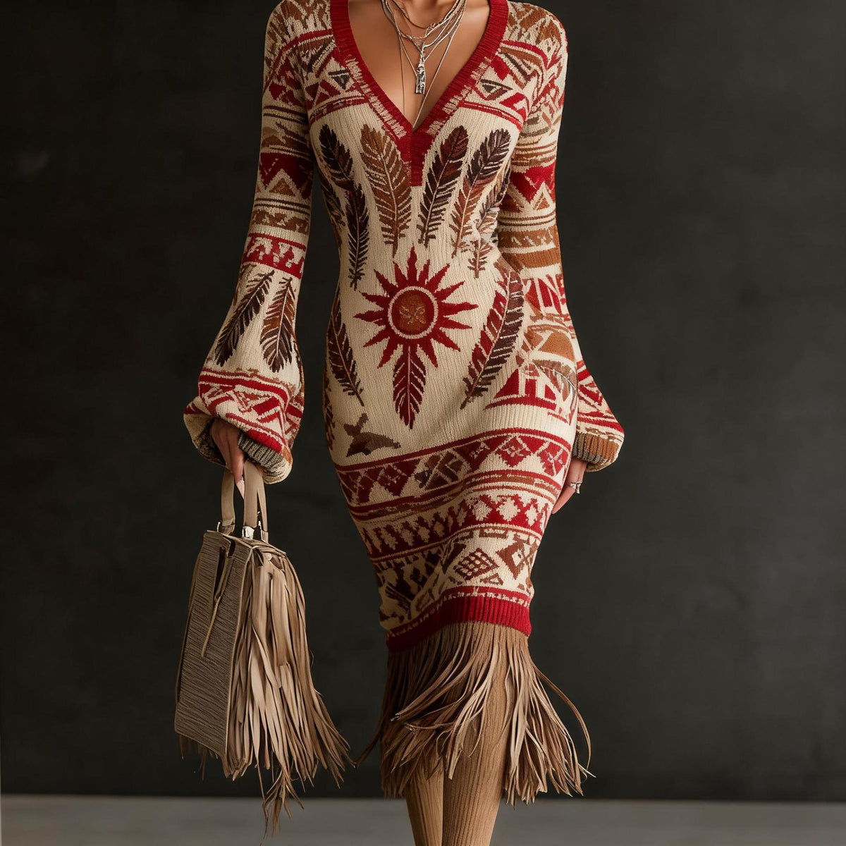 Creative Knitted Sweater Dresses