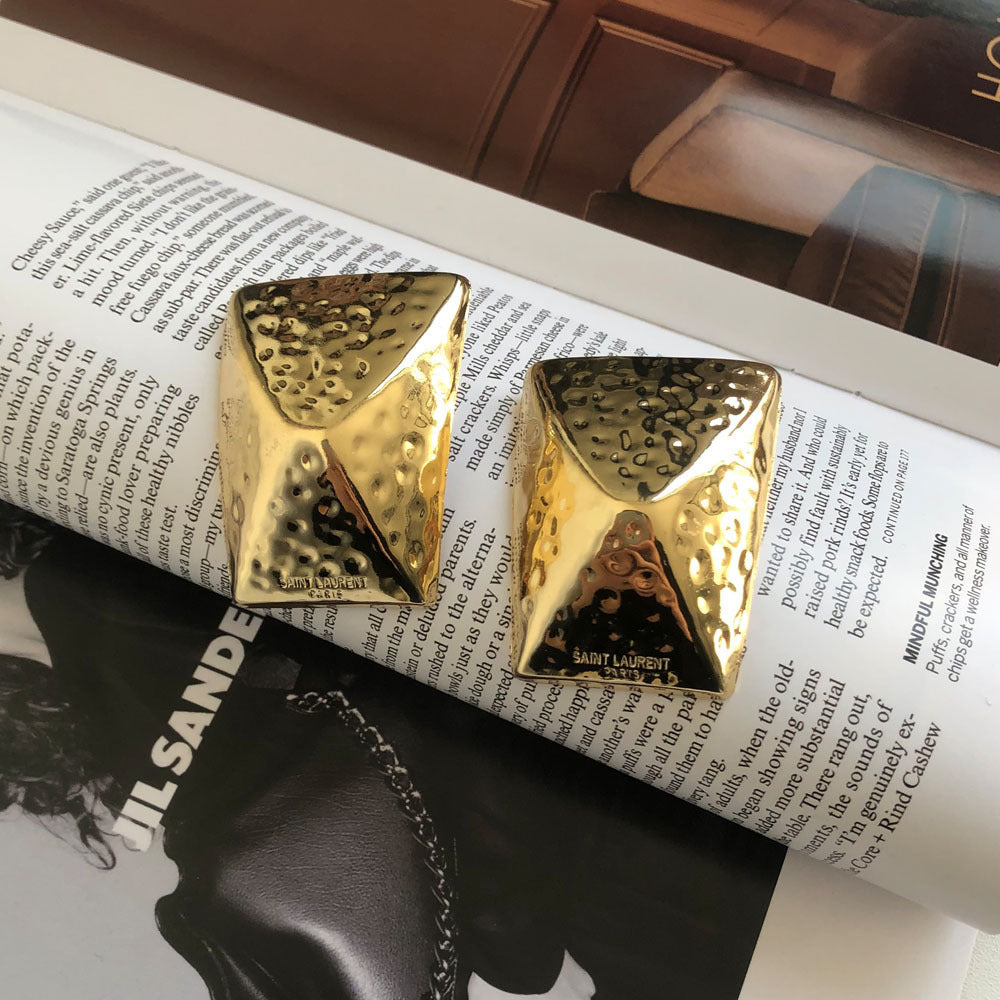 Stud Rectangular Earrings
