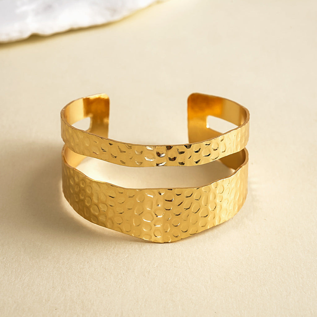 Hollow-out Open Bracelet