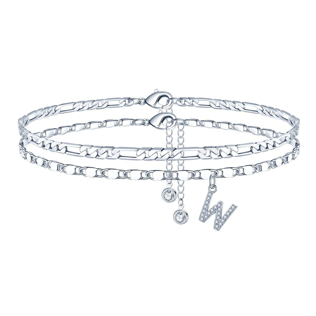 26-letter Double-layered Anklet