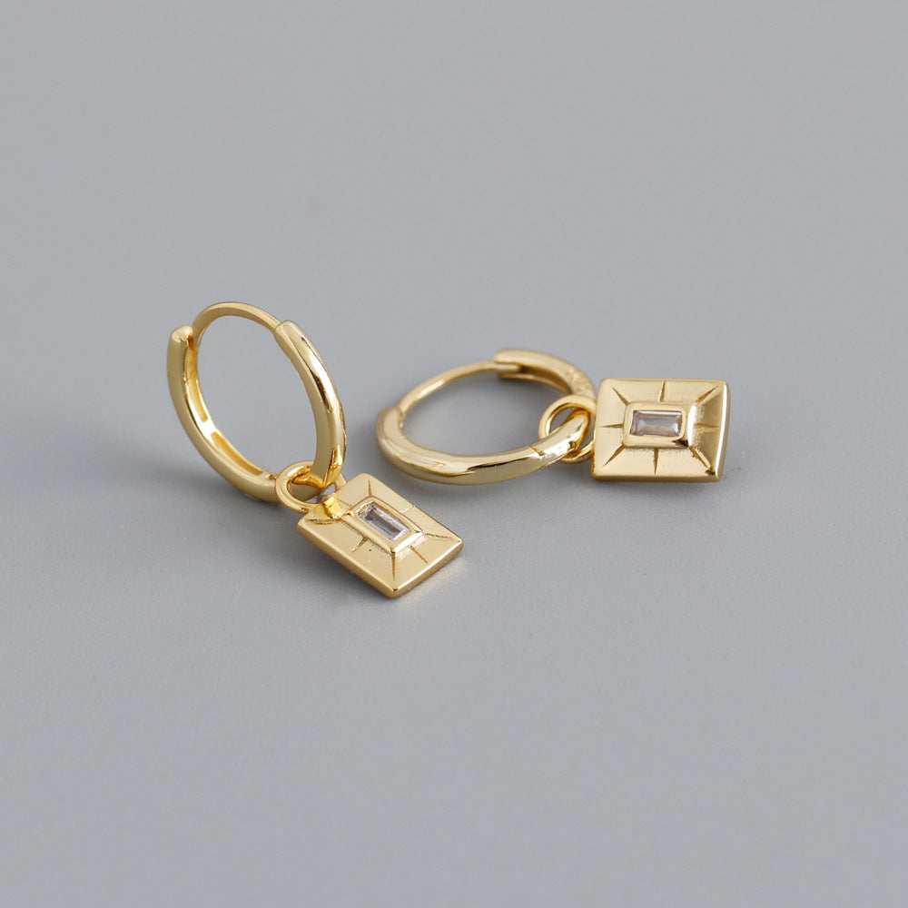 Fashion Personality Square Earrings