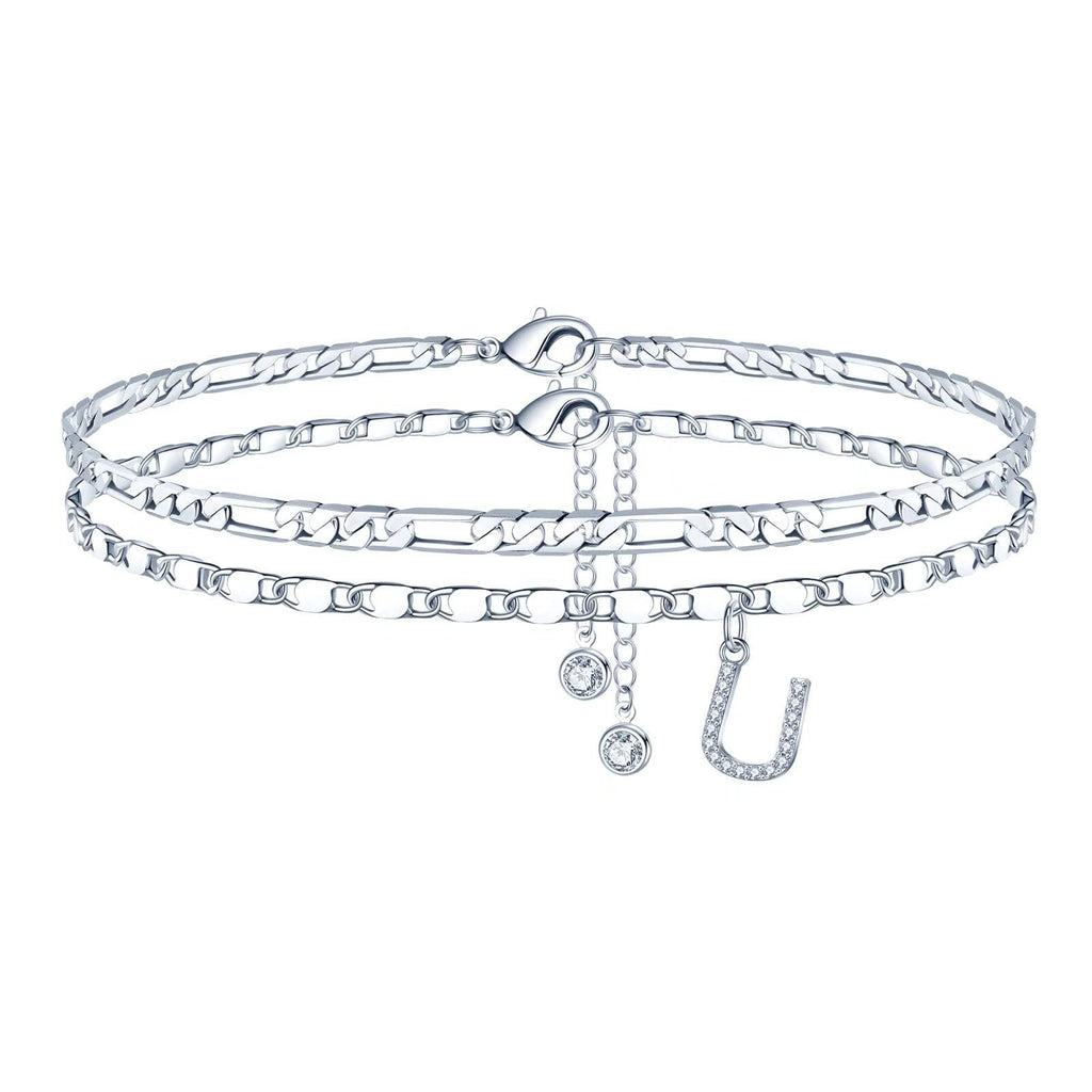 26-letter Double-layered Anklet