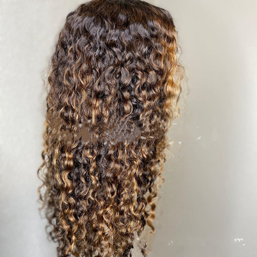 Small Wave Black And Brown Mixed Color Gradient