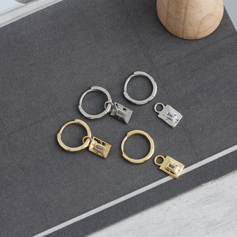 Fashion Personality Square Earrings