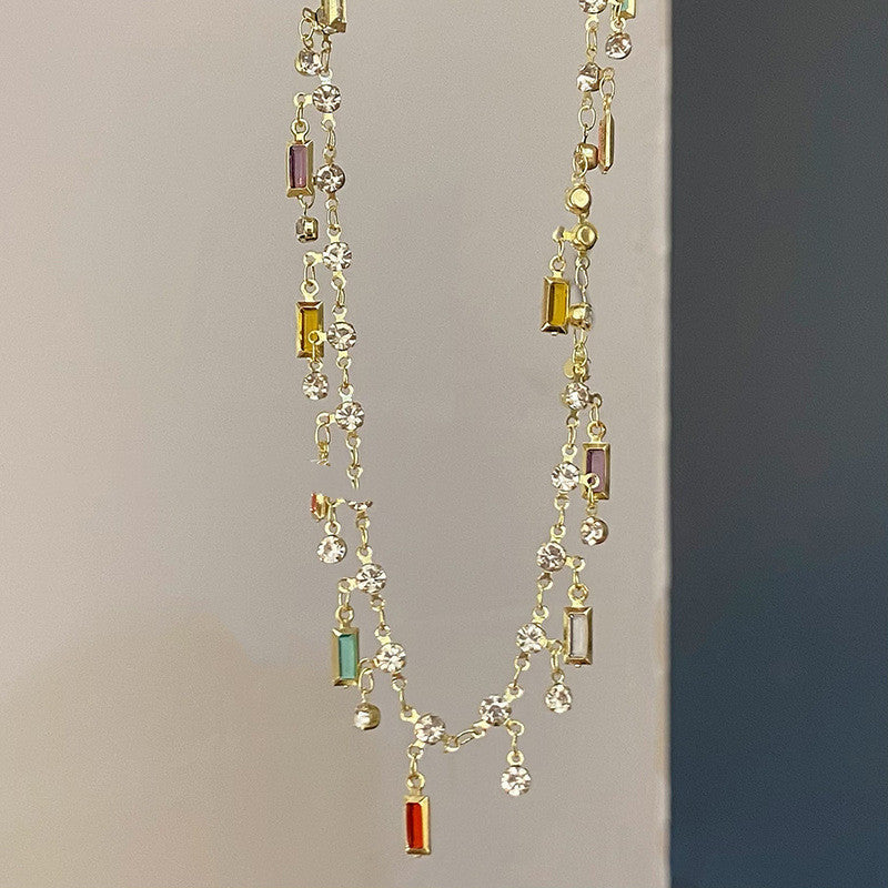 Colorized Butterfly Necklace