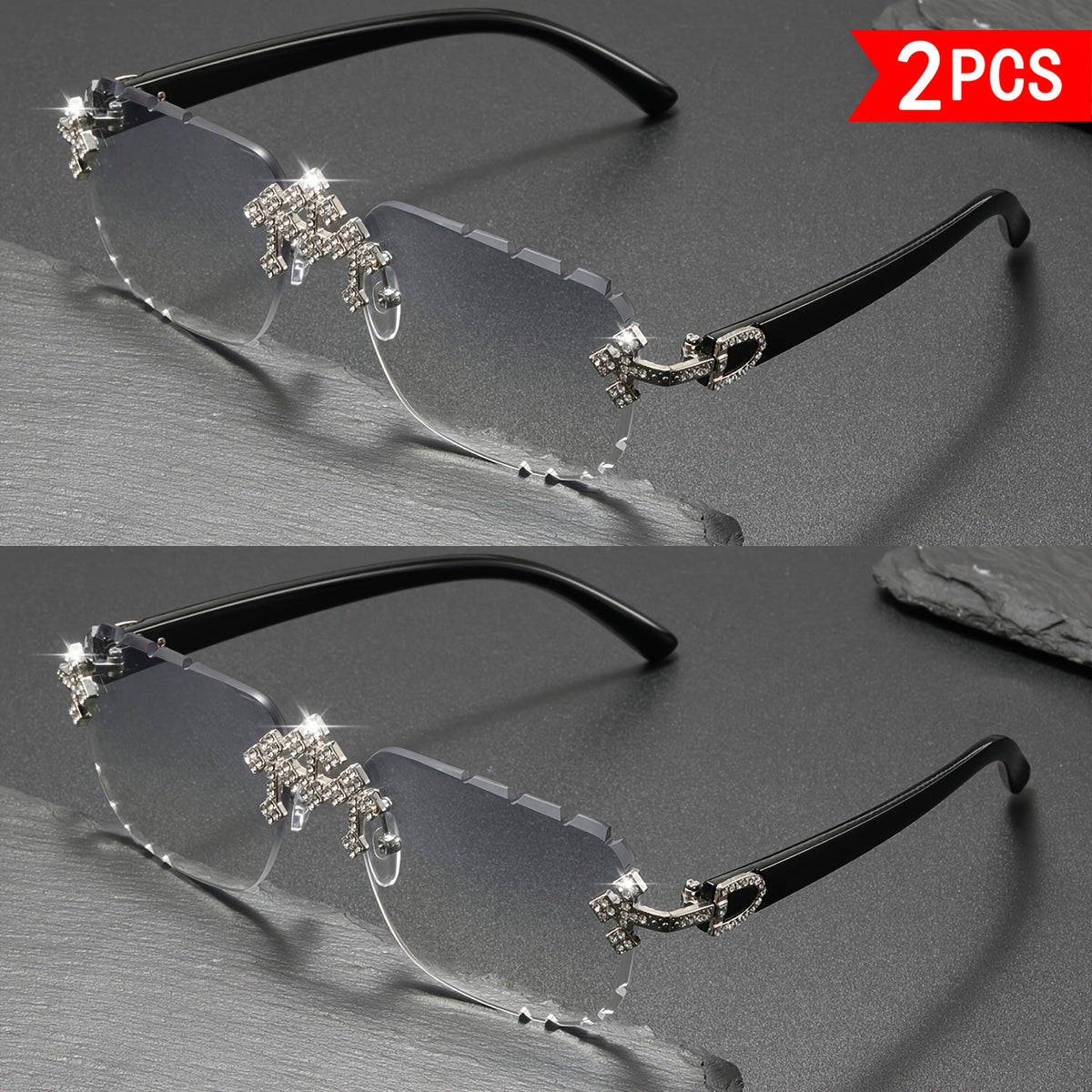 Crystal Stone Sunglasses