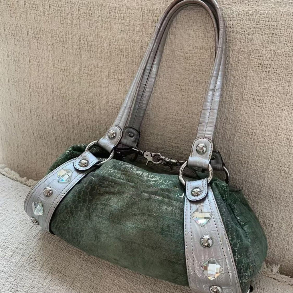Vintage Spice Gemstone Single-shoulder Bag