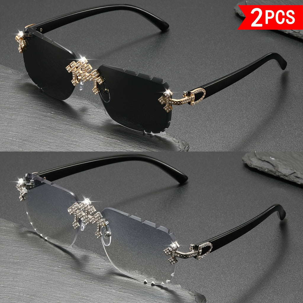 Crystal Stone Sunglasses