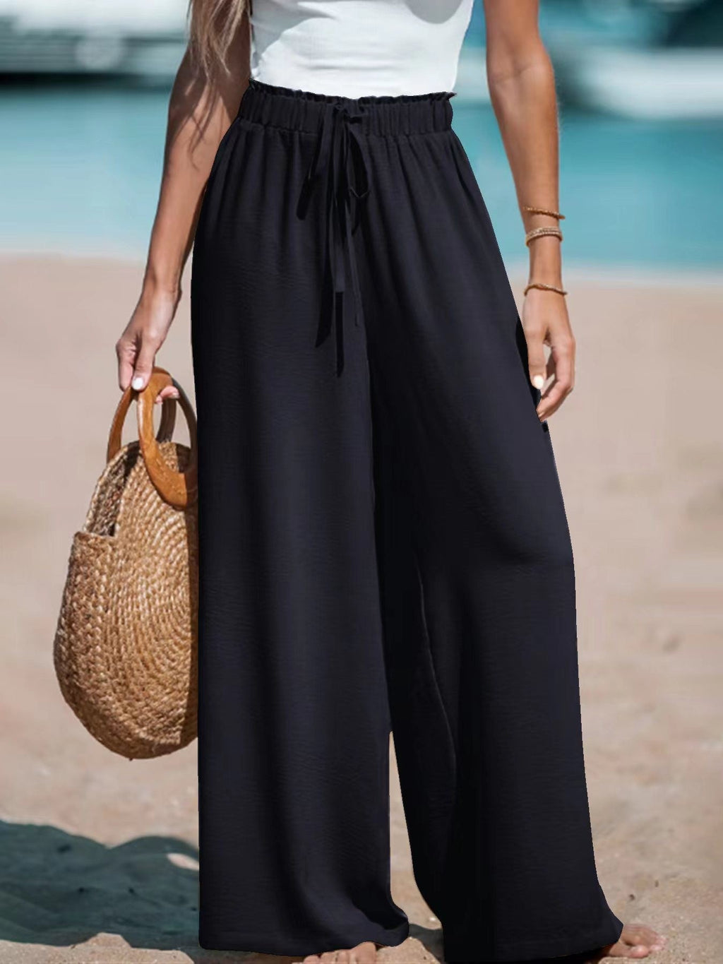 Wide Leg Loose Casual Beach Pant