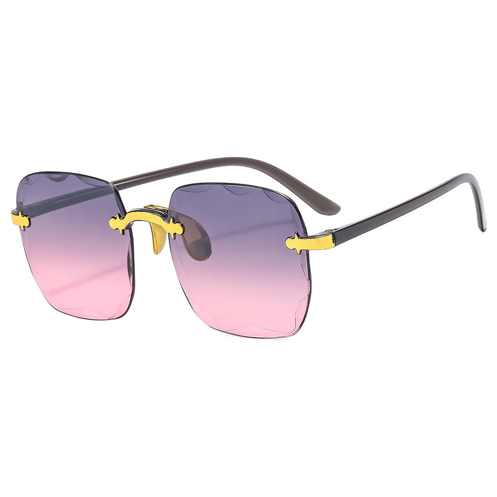 Rimless Square Sunglasses