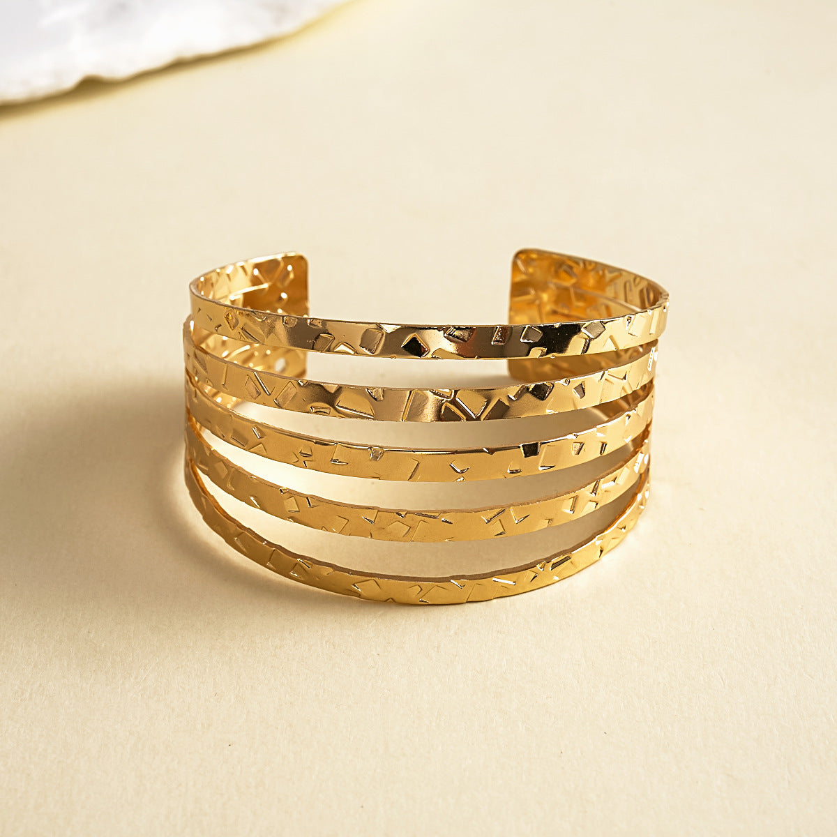 Hollow-out Open Bracelet